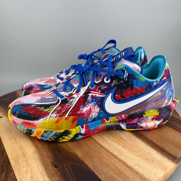 Nike Air Zoom GT Cut 3 Size 16 Jewell Loyd Paint Multi Color Basketball Shoes main image 4
